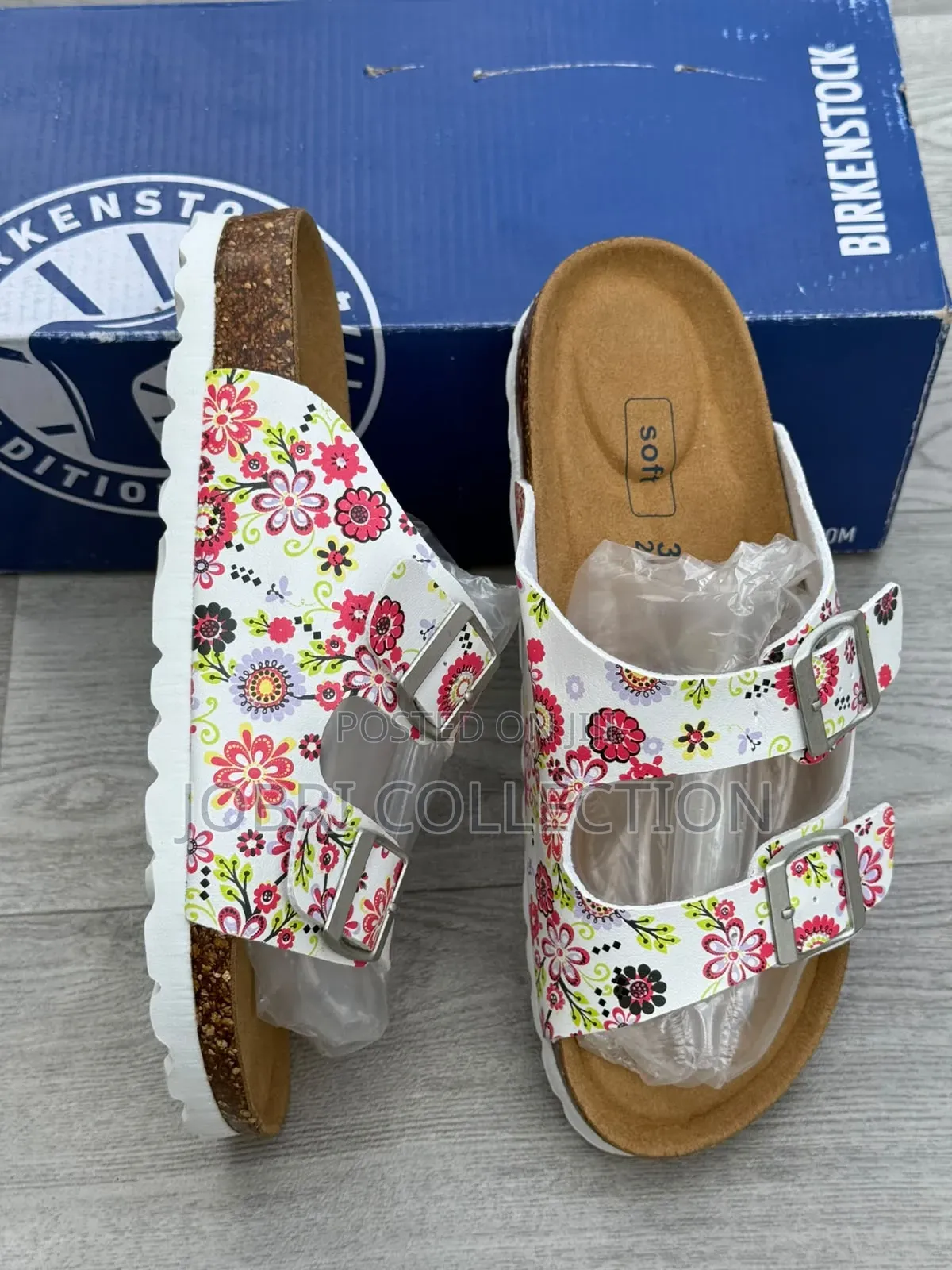 Ladies Multicolored Birkenstock Sandals
