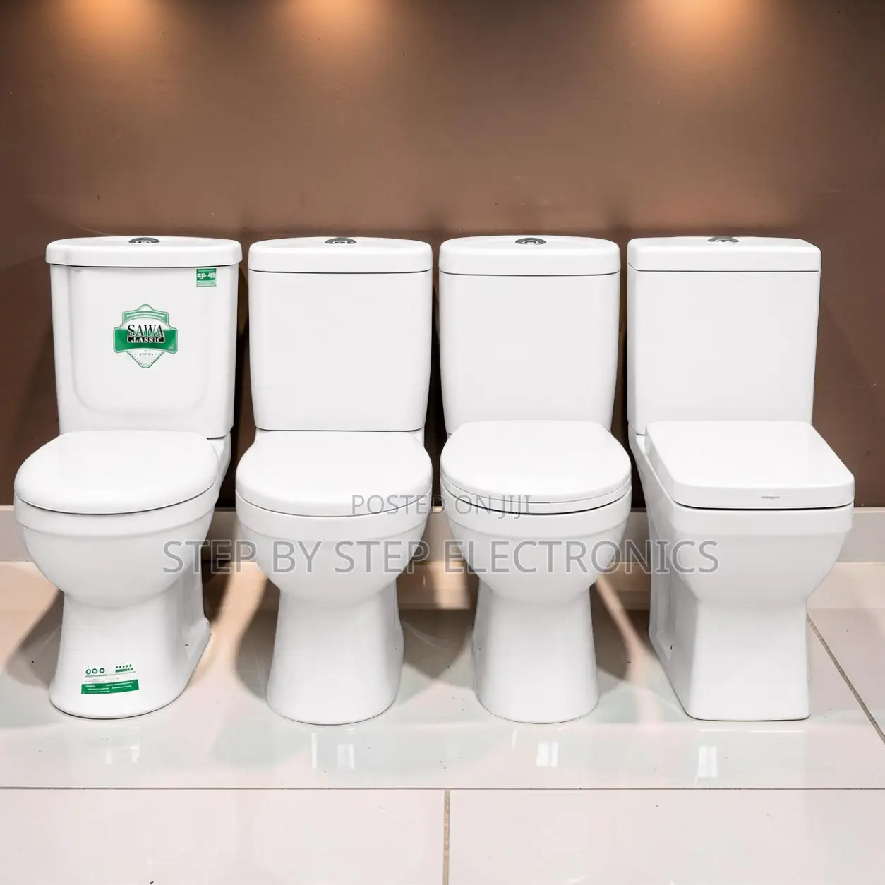 Soft Close Seat Premium White Ceramic Close Coupled Toilet Suite