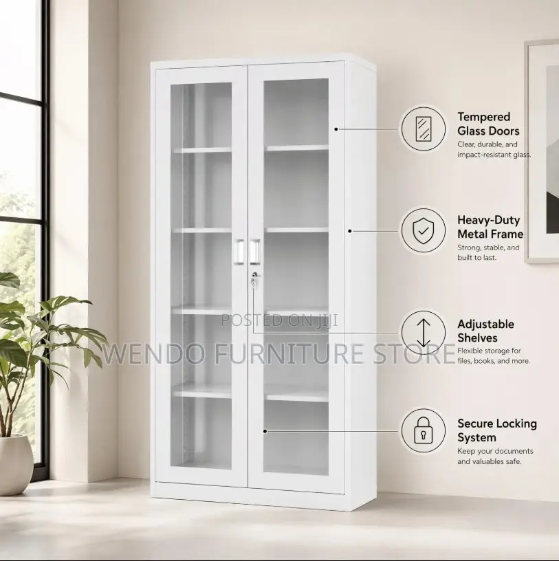 Office Cabinet; Two Doors Steel Supportive Office Cabinet