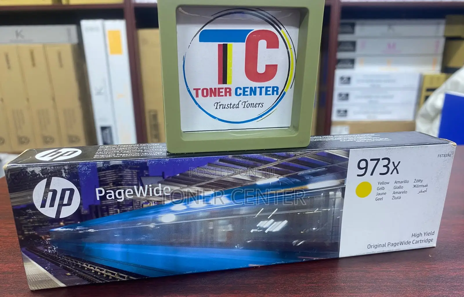 Genuine HP 973X Yellow Ink Cartridge (F6T83AE) – High Yield Original