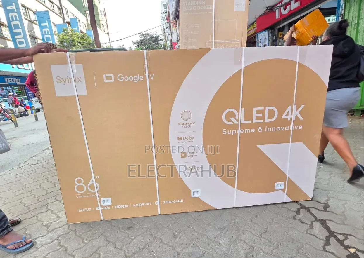 Syinix 86 Inch Qled Smart TV Brand New Sealed