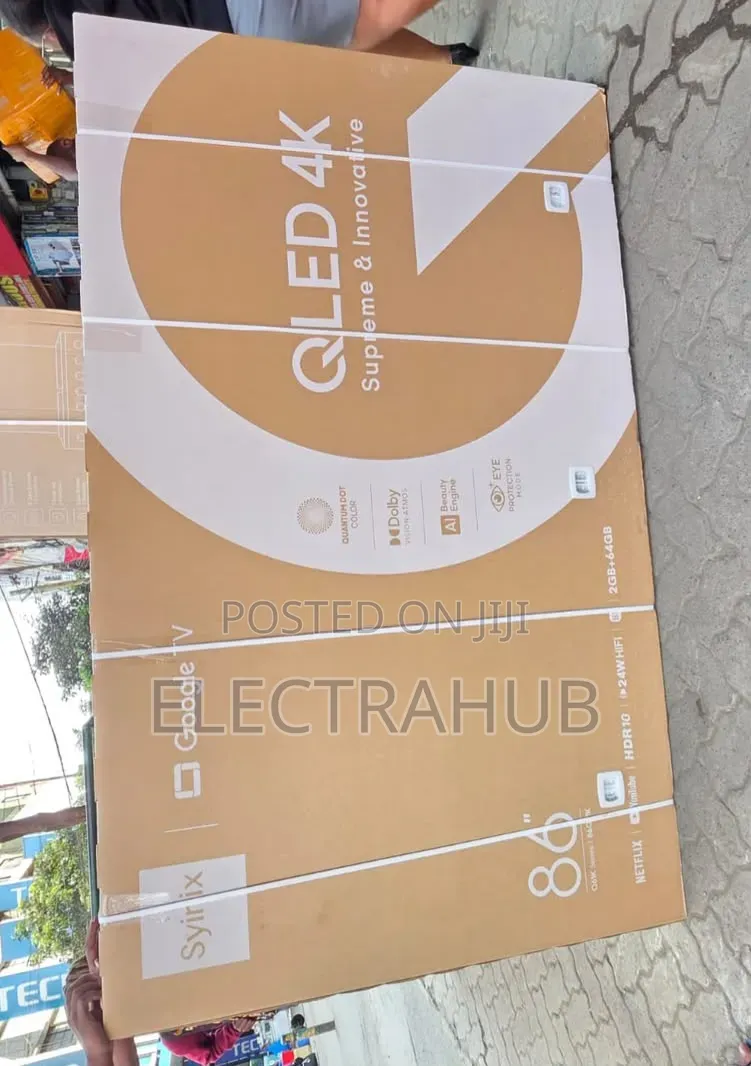 Syinix 86 Inch Qled Smart TV Brand New Sealed