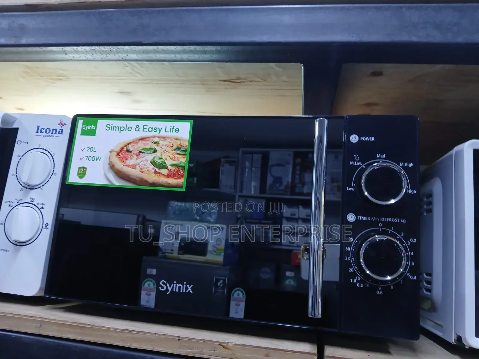 Syinix 20L Manual Microwave Oven – Simple Controls Fast Heating