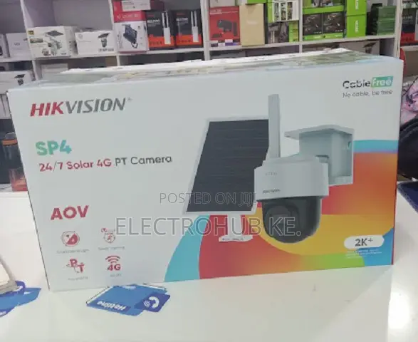 Hikvision 4G Solar PT Camera Remote Monitoring
