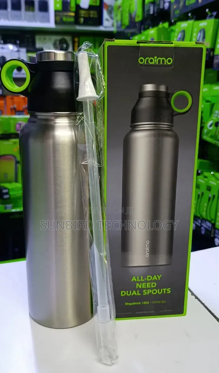 Oraimo Megadrink 1200 1.2l Large Capacity Water Bottle.