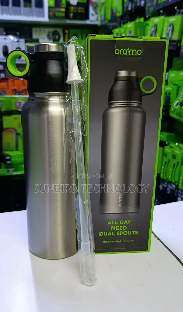 Oraimo Megadrink 1200 1.2l Large Capacity Water Bottle.