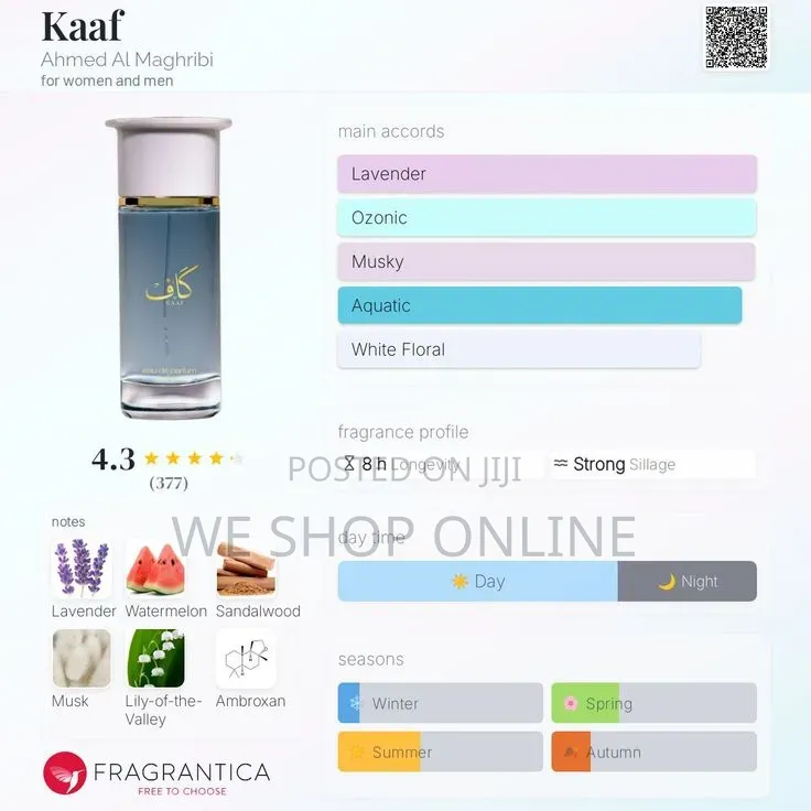 Kaaf Perfume Spray, 100ml