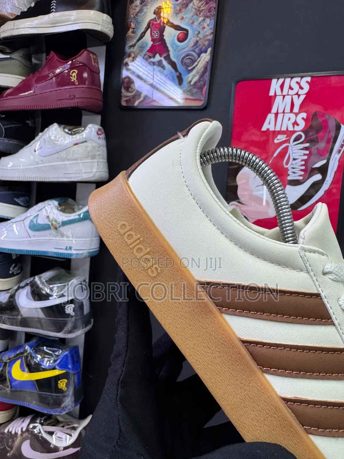 Light Brown Adidas VL Court Base Sneakers