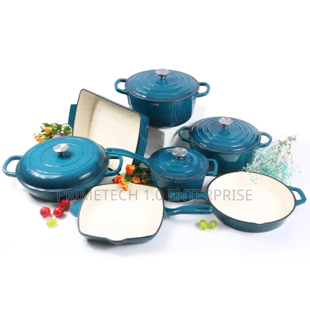 11pc Cast Iron Cookware Set
