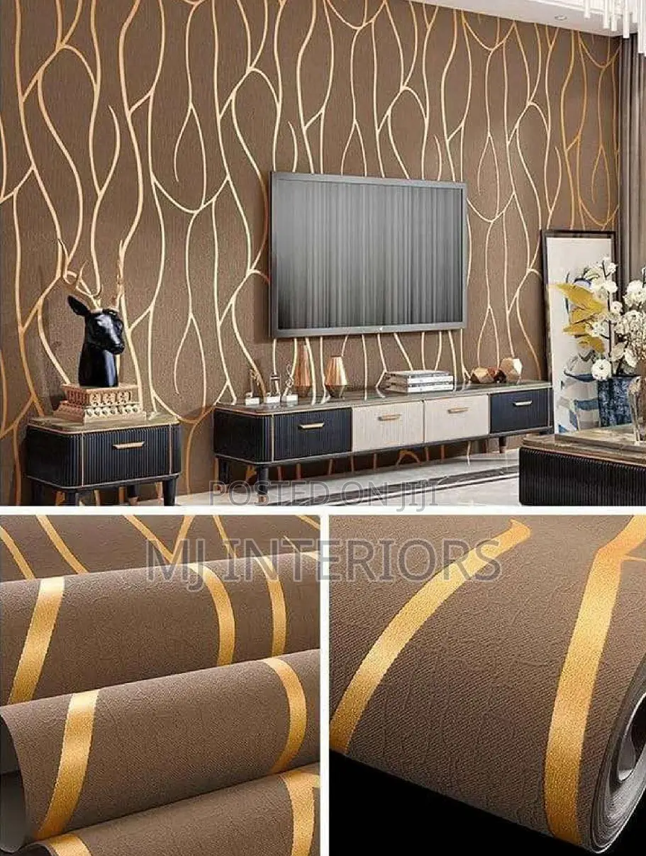 Marble Design Wallpaper Roll for Modern Interiors