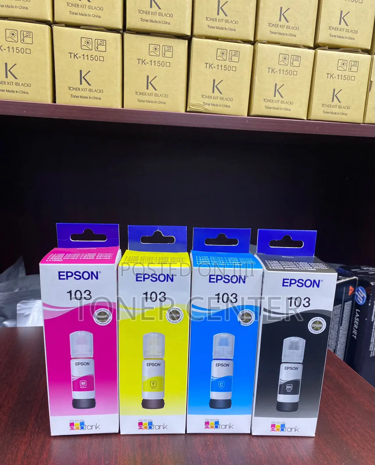 Premium Epson 103 Original Ink Set for Epson EcoTank Printers
