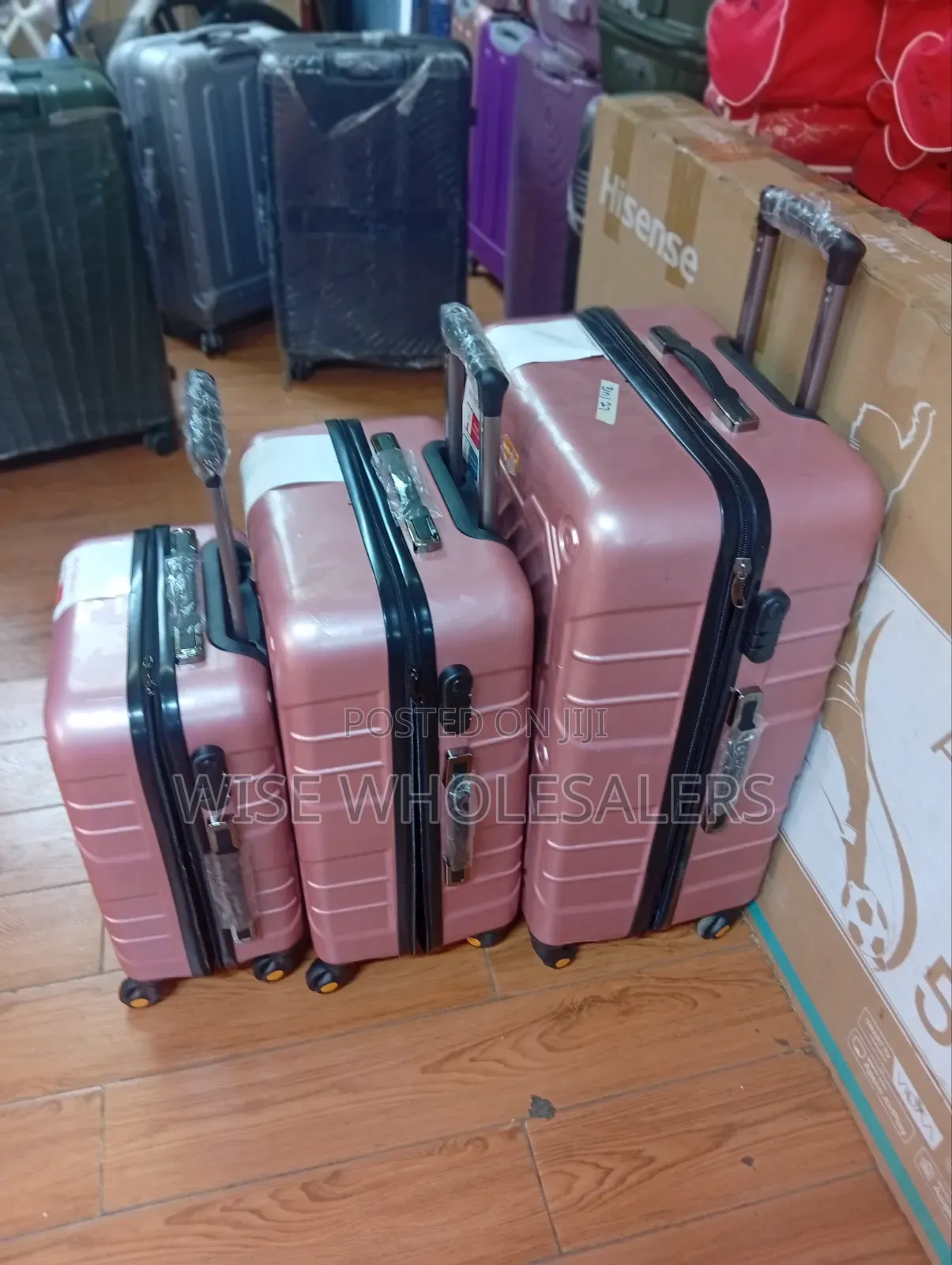 3-in-1 Luxurious Fiber Suitcase