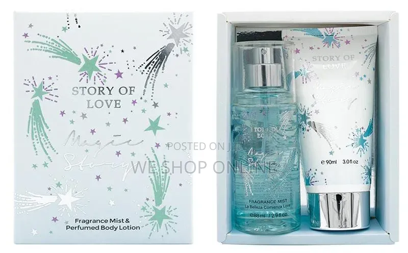 Ladies Perfumed Body Mist + Perfumed Body Lotion Set