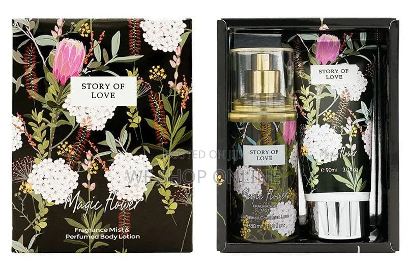 Ladies Perfumed Body Mist + Perfumed Body Lotion Set