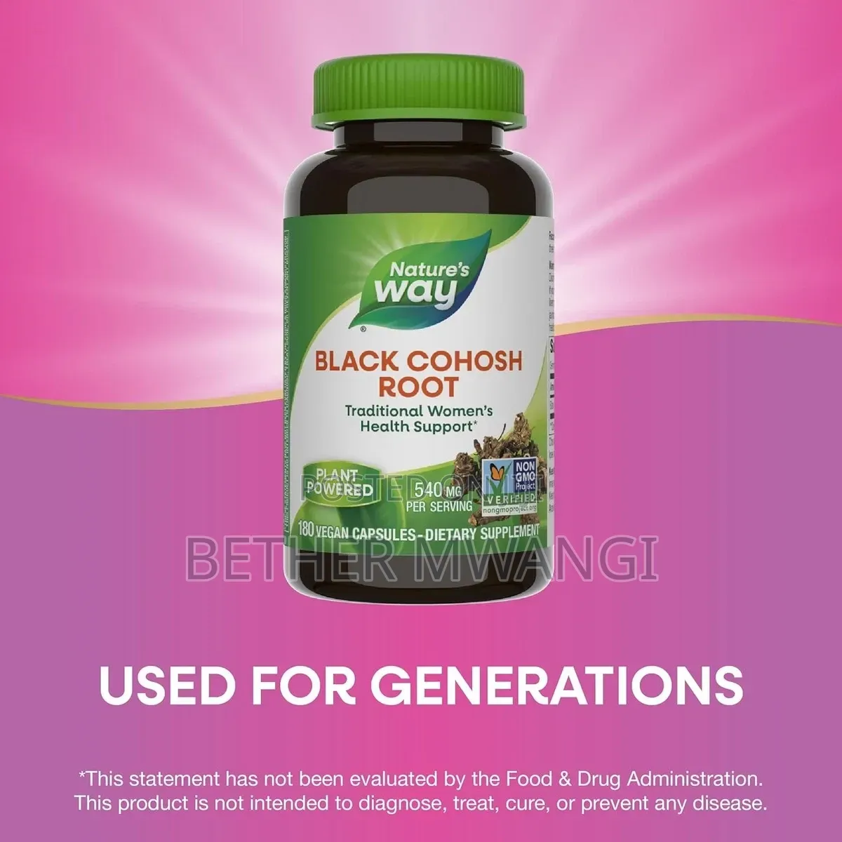 Nature's Way Black Cohosh Root Capsules
