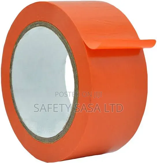 PVC Floor Marking Caution Orange Hazard Lane Adhesive Tape