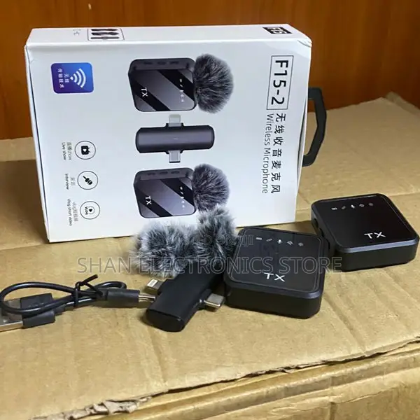 Professional Dual-F11-2 Wireless Lavalier Microphone Kit