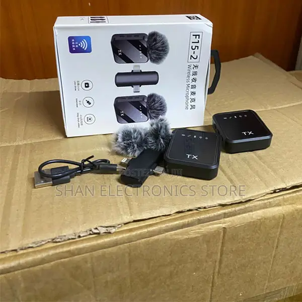 20 Meters Wireless F11-2 Dual Wireless Neck Mic (Type-C iPhone)