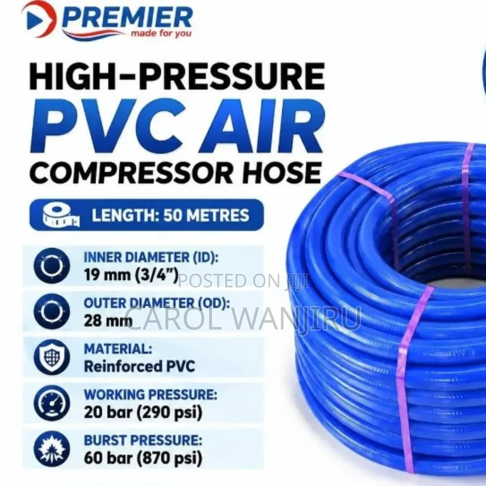 PVC Air Compressor Hose Pipe/High Pressure Air Compressor Hose Pipe