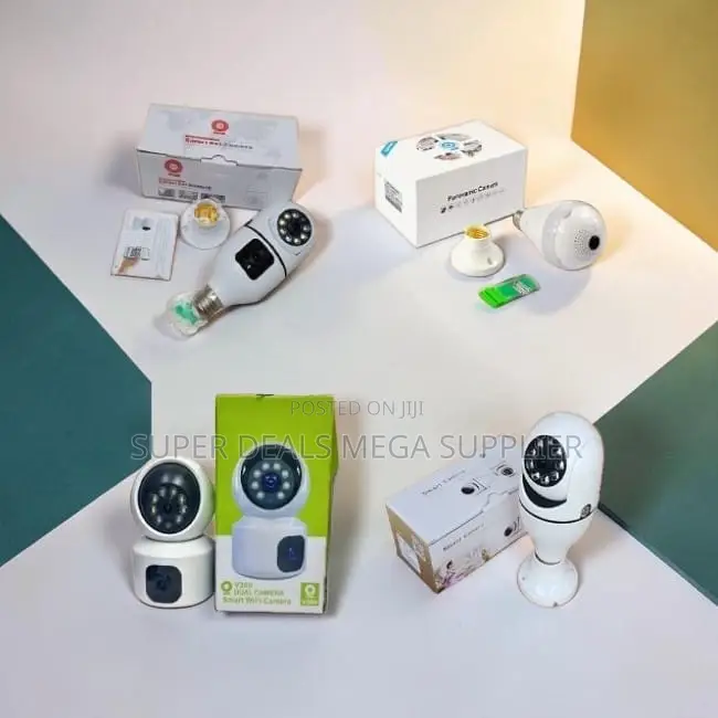 Compact Rotating Single Dual Lens Wifi Bulb Cameras-Wholesale Price