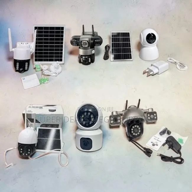 Outdoor 4G Wifi Rotating Dual Triple Lens Solar Cameras Wholesale