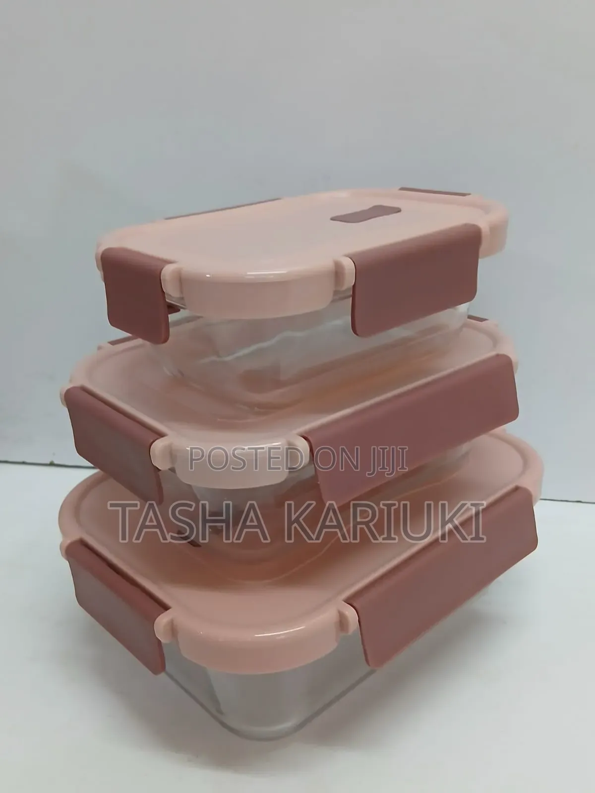 *Glass Snack Box With Lunch Bag*