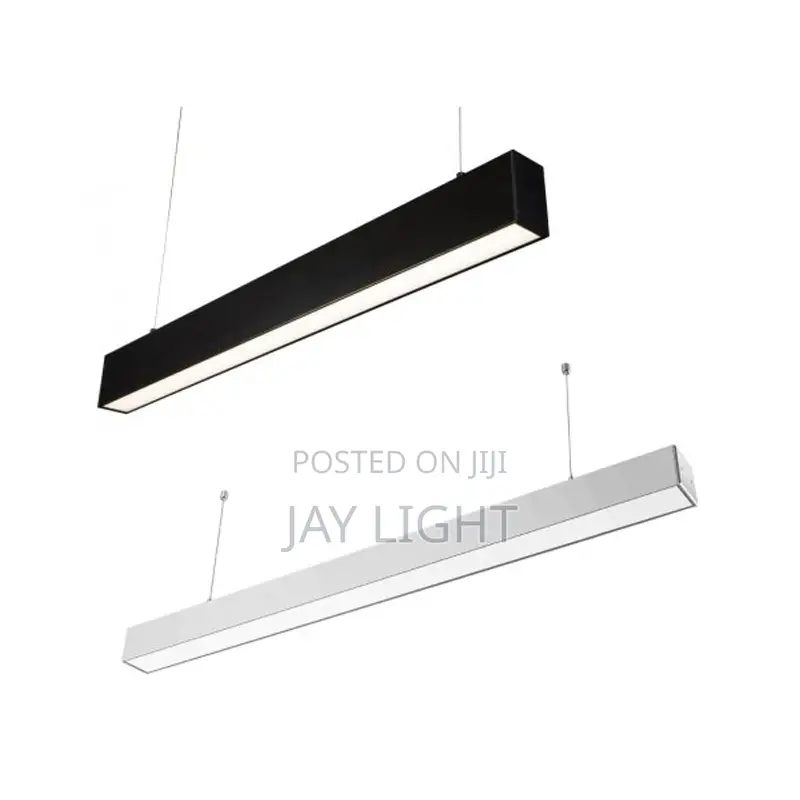 Black LED Pendant Light 28W Commercial Aluminum Ceiling