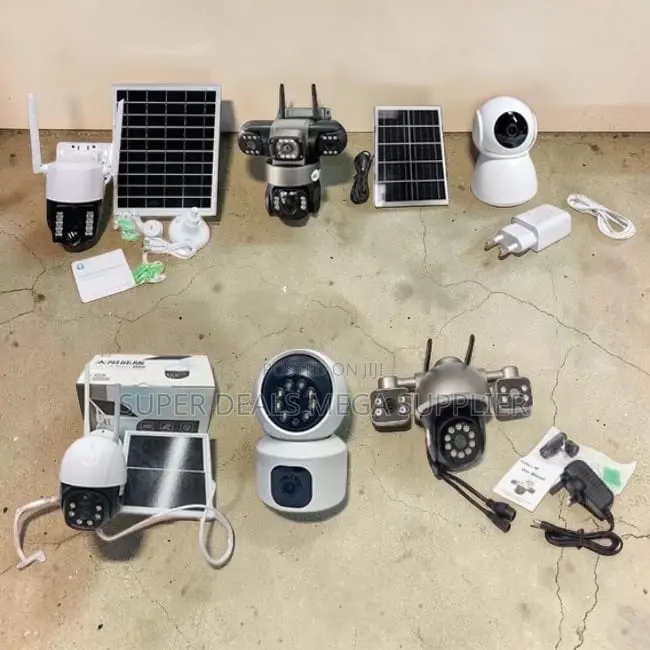 V380Pro App 4G Wifi Rotating Dual Triple Lens SolarCameras Wholesale