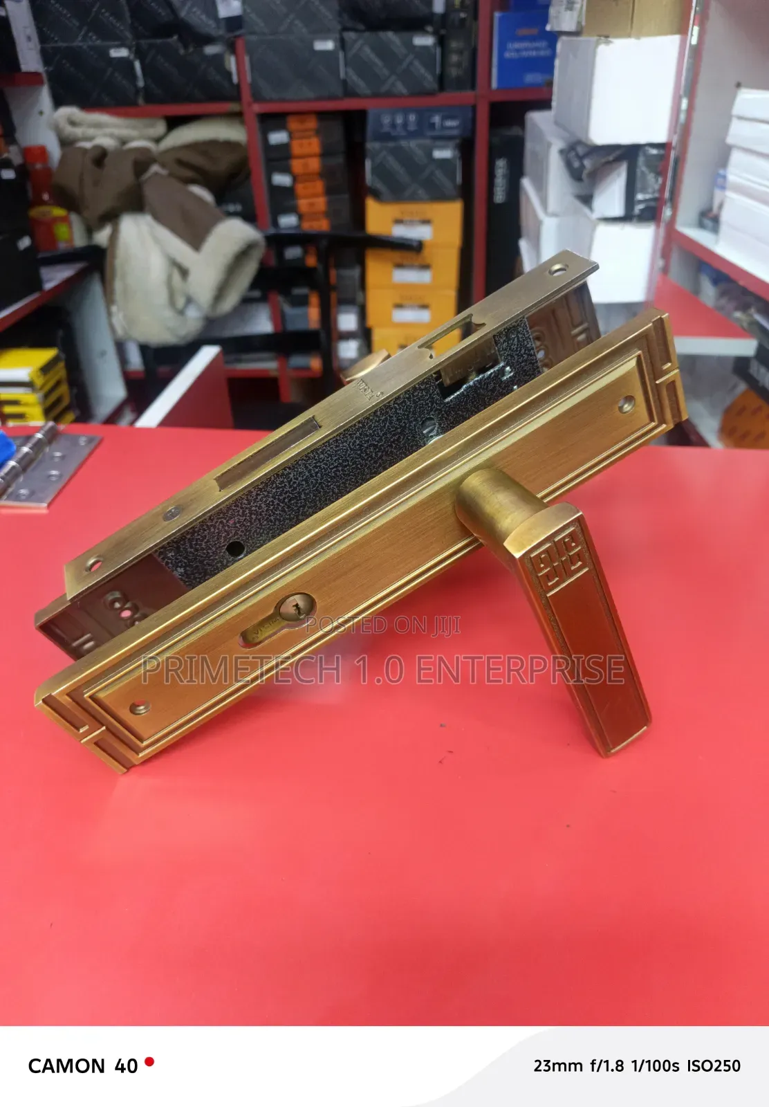 Wista Mortise Door Lock – Premium Antique Brass Finish