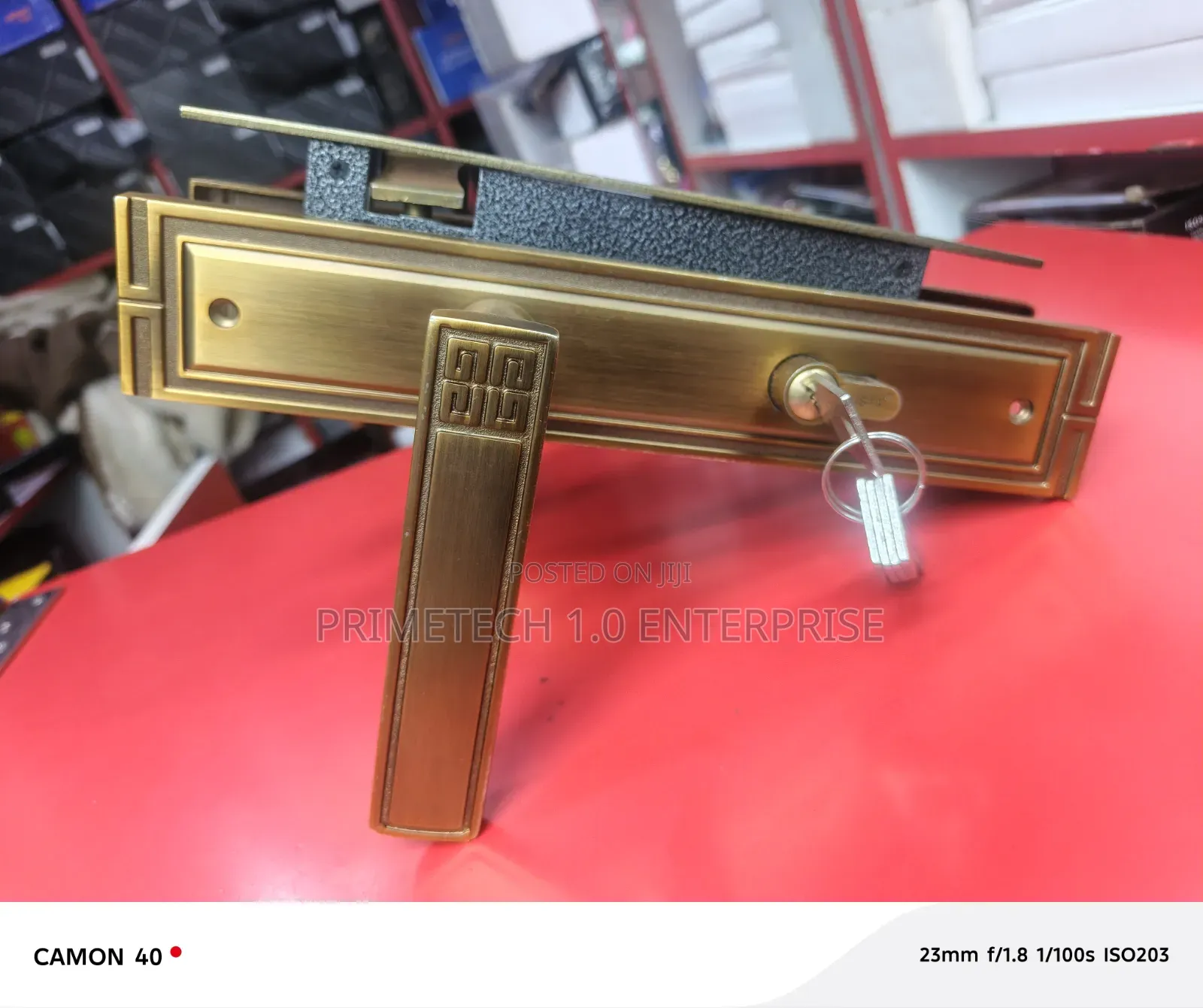 Wista Mortise Door Lock – Premium Antique Brass Finish