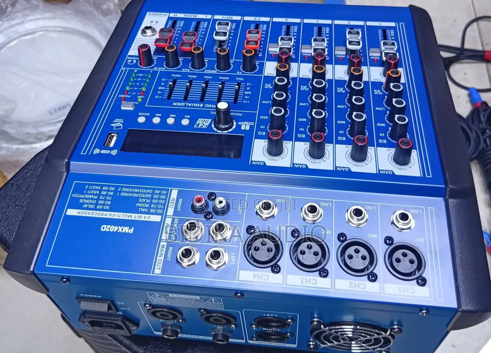 PMX402D 4-Channel Professional Powered Studio Mixer With DSP Effects