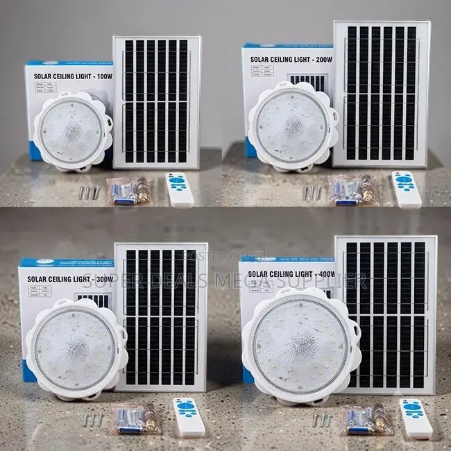 Waterproof Rated100W,200W,500W Solar Ceiling Lights Wholesale Prices