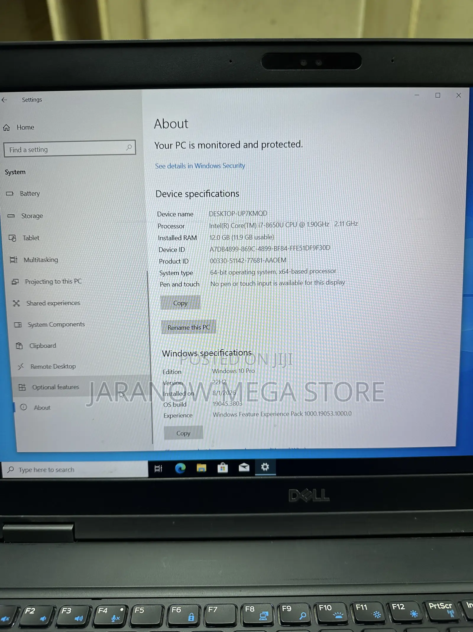 Laptop Dell Latitude 5590 12GB Intel Core i7 SSD 256GB