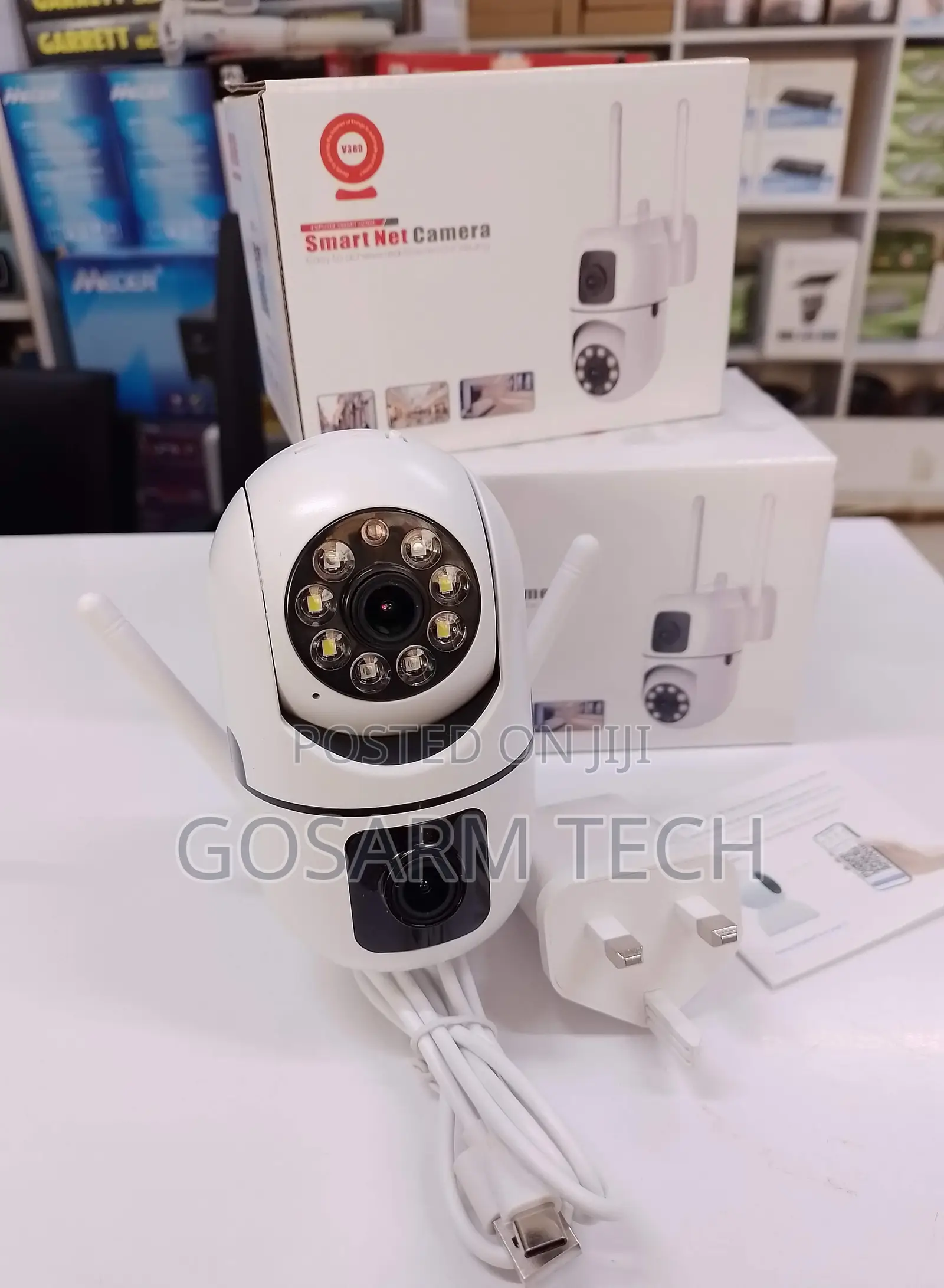 V380 Pro Mini Dual Lens/Screen 2in1 PTZ 1080p Outdoor Wifi Camera