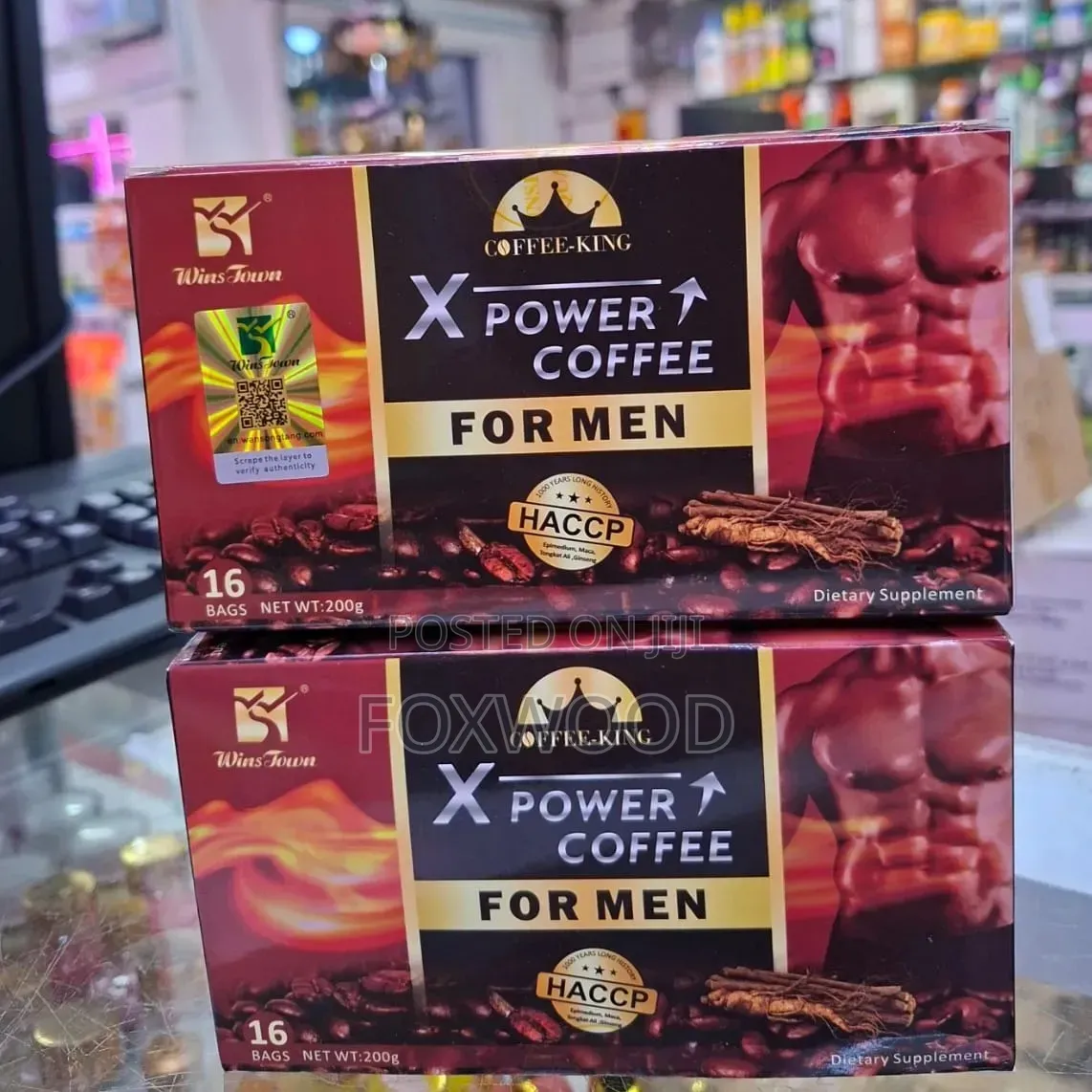Wins Town Coffee-King X Power Coffee for Men,