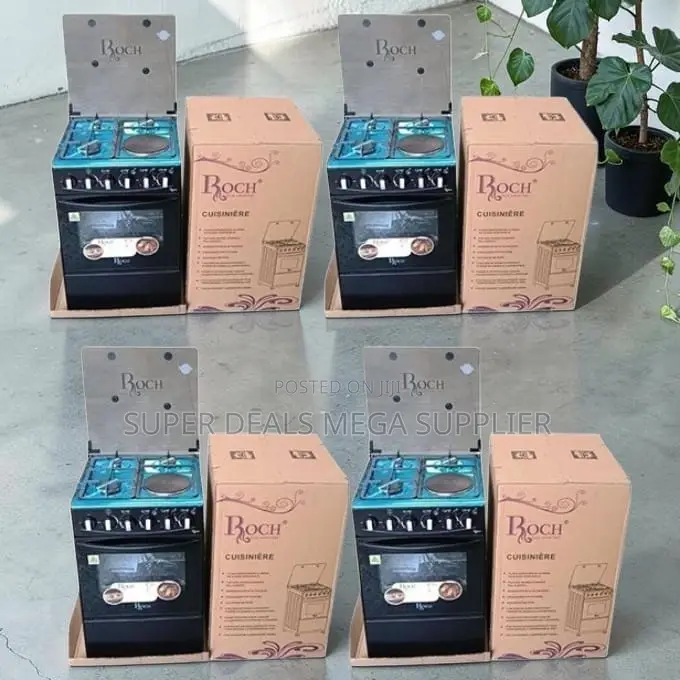 MultiFunctional Reliable 3 Gas Burners+1 Hotplate Free Standing Cooker