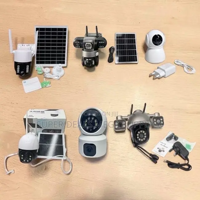 IP66 Rated 4G Wifi Rotating Dual Triple Lens Solar Cameras Wholesale