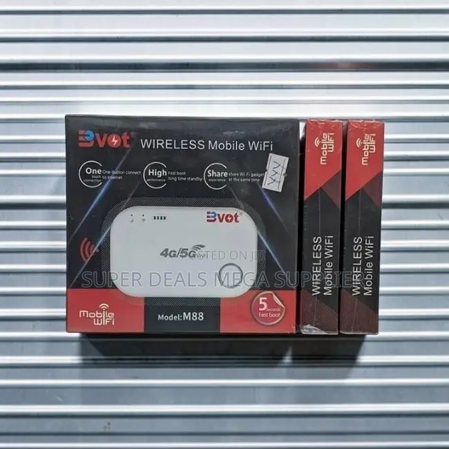 Smart Connectivity Bvot 4G LTE Wi-Fi Portable Pocket Mifi Router