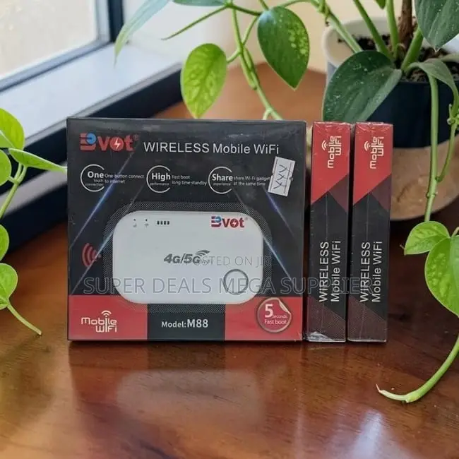 Fast Connectivity Bvot 4G LTE Wi-Fi Portable Pocket Mifi Router