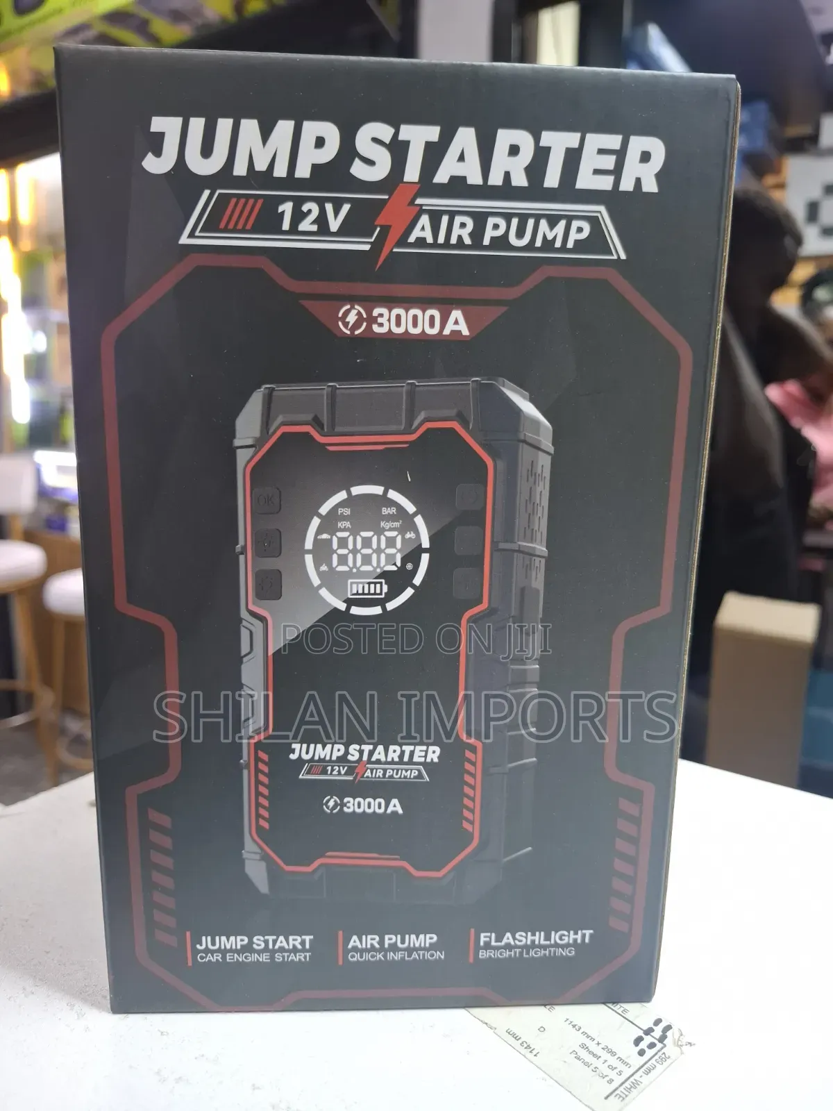 4in1 Jumpstarter With Tyre Inflation