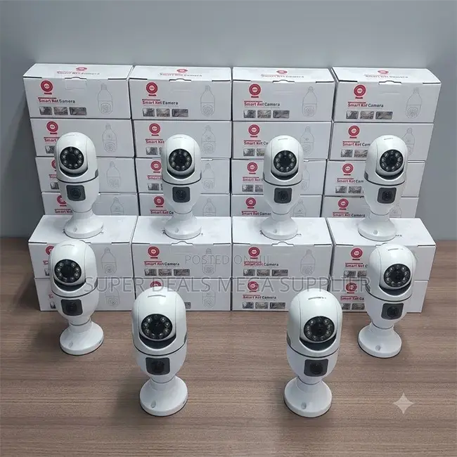 Manufacturer Prices PTZ Rotating Dual Lens Wifi Bulb Cameras
