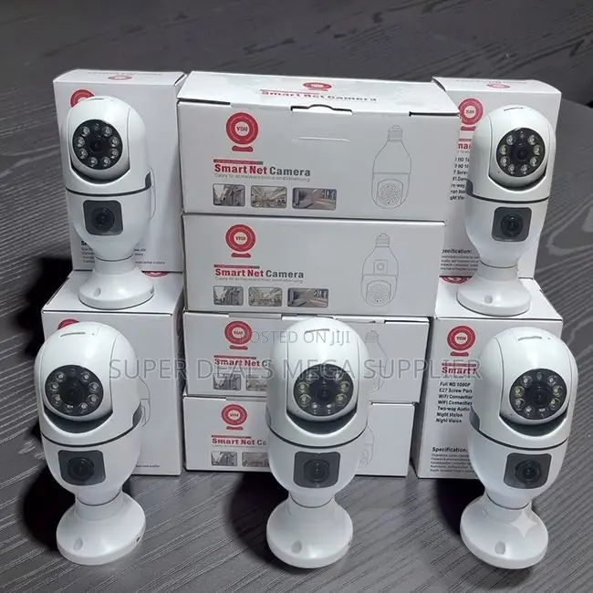 Distributor Prices PTZ Rotating Dual Lens Wifi Bulb Cameras