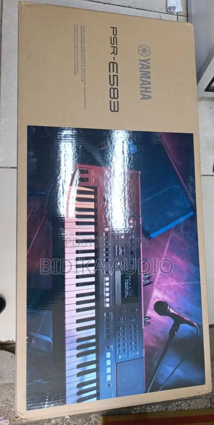 Brand New Yamaha PSR-E583 Digital Keyboard – Latest Model 61-Key Piano