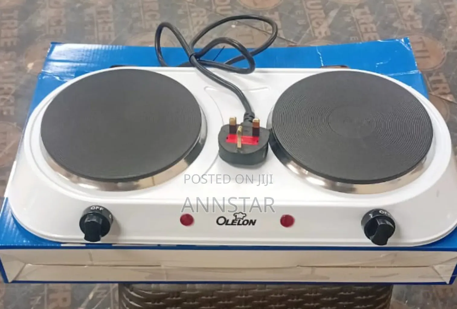 Olelon Double Hot Plate Electric Double Cooker