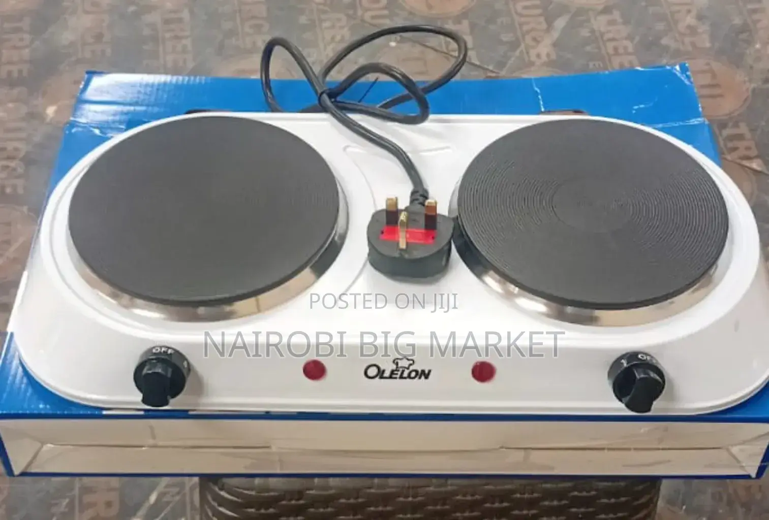 Olelon Double Hot Plate Electric Double Cooker