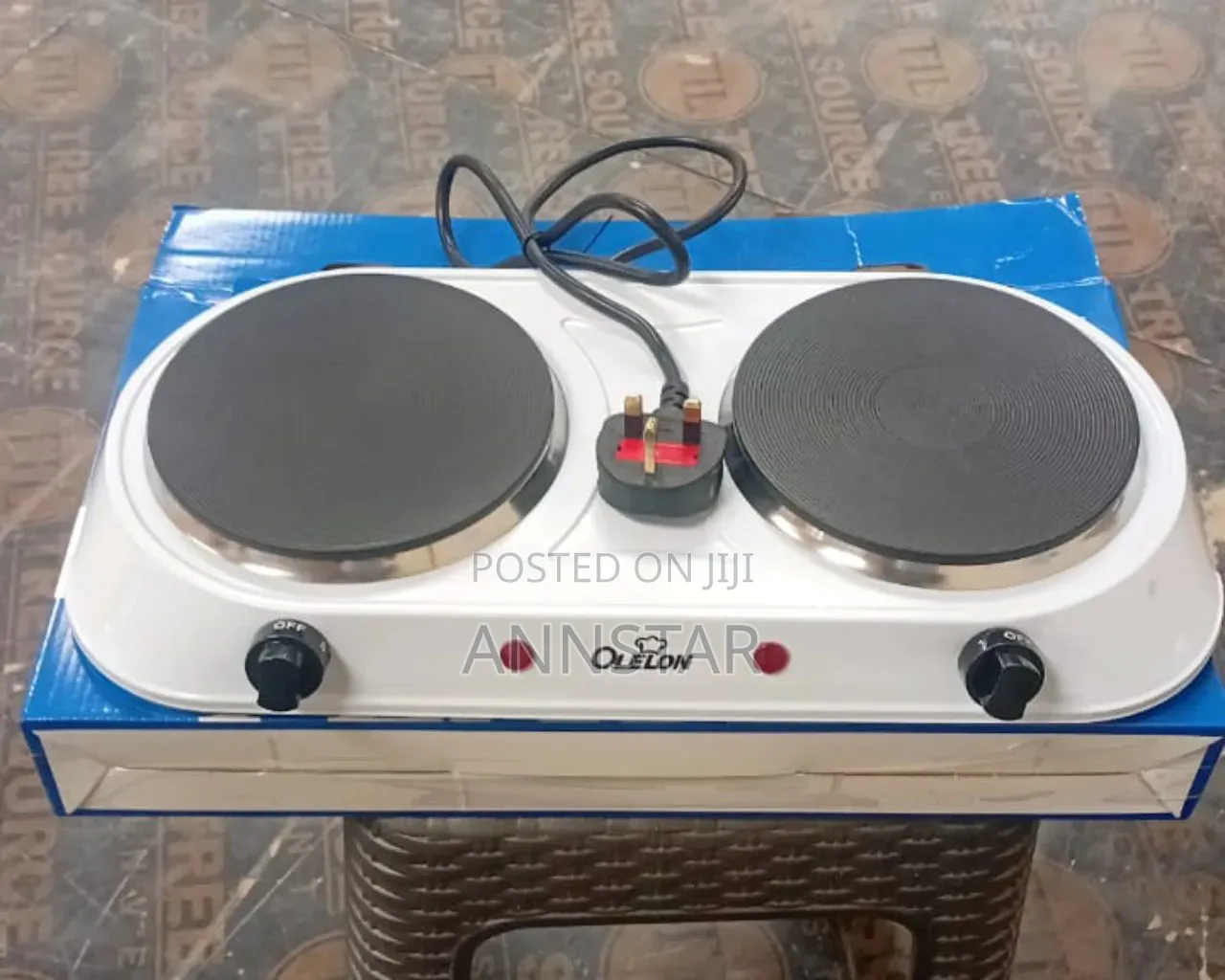 Olelon Double Hot Plate Electric Double Cooker