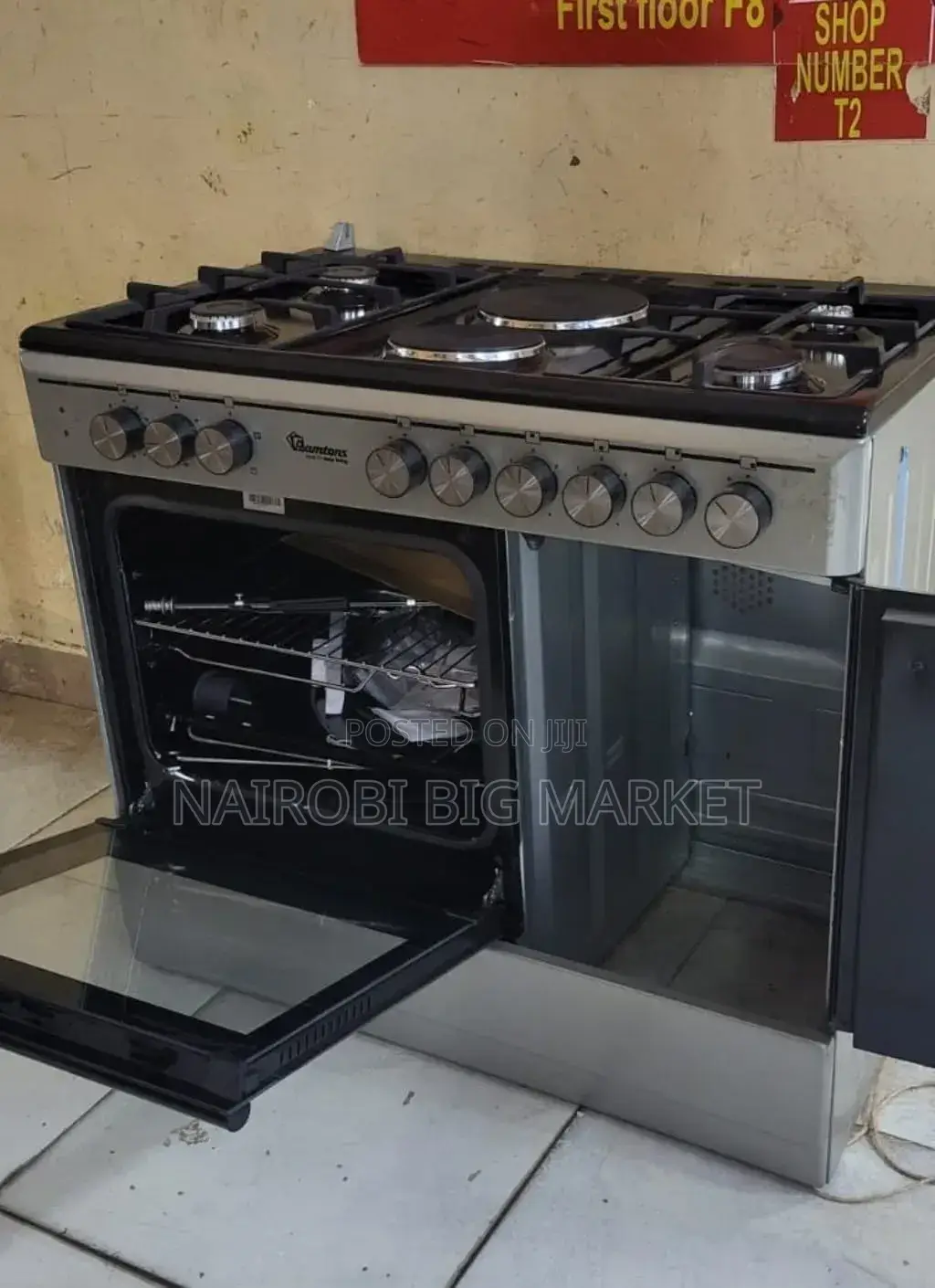 With Warranty 60 by 90 Gas Cooker Ramtons With Electric Hotplate