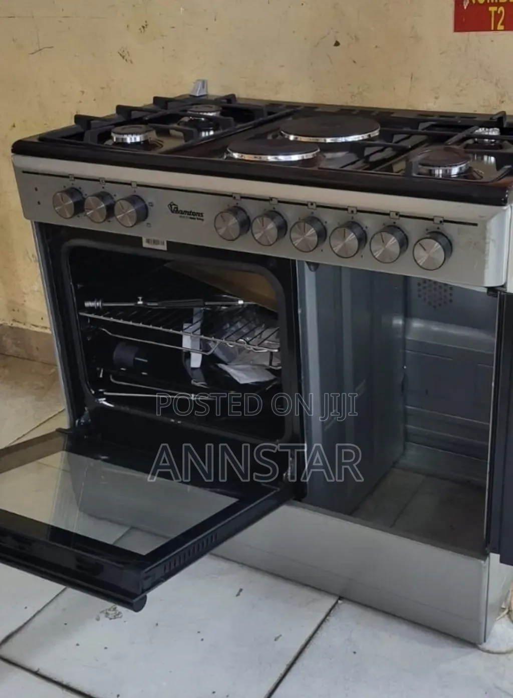 Ramtons 60 by 90 4+1 Hotplate Gas Cooker