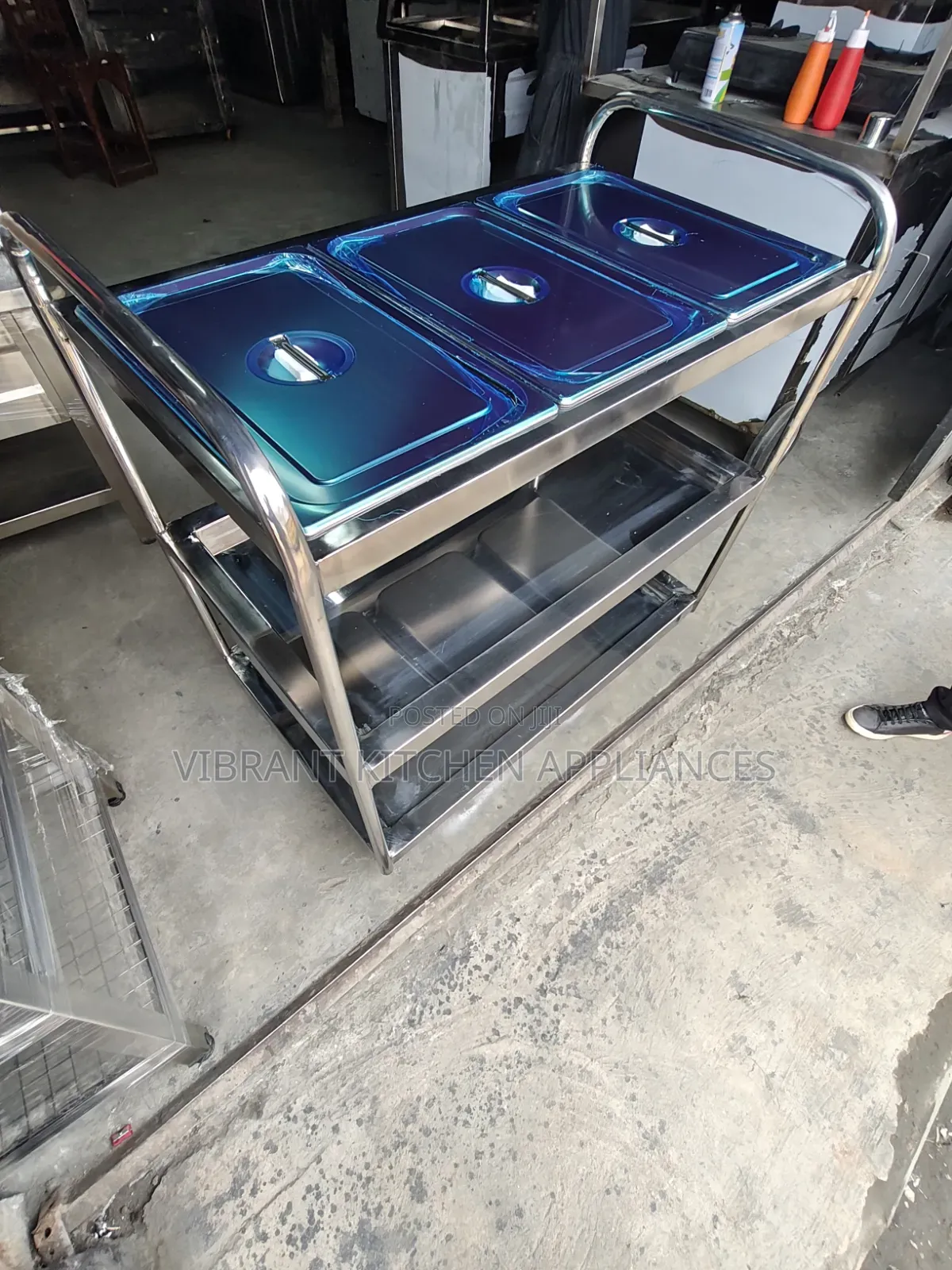 3‐Pan × 3‐Tier Food Warmer