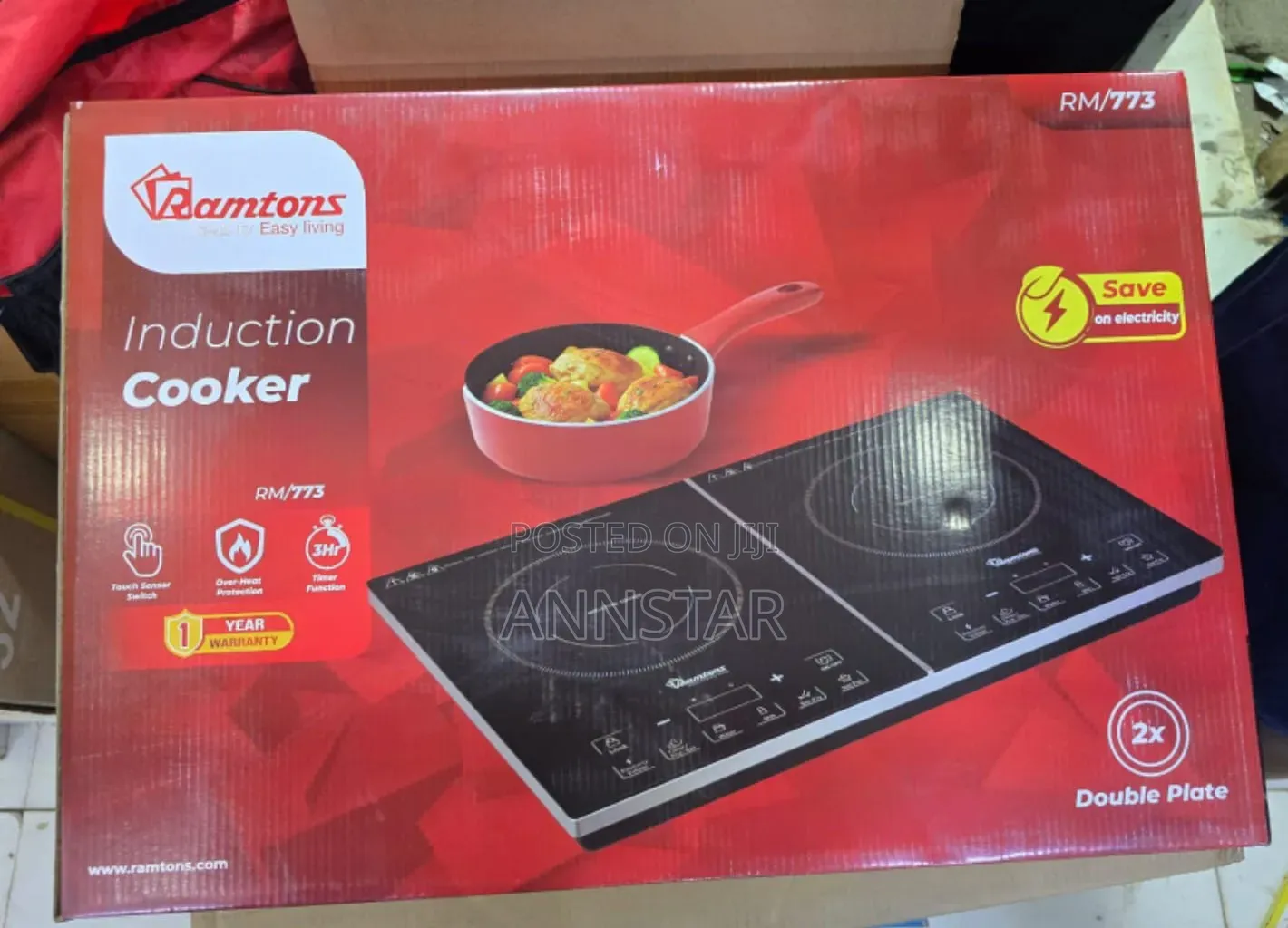 New Model Double Ramtons Induction Cooker